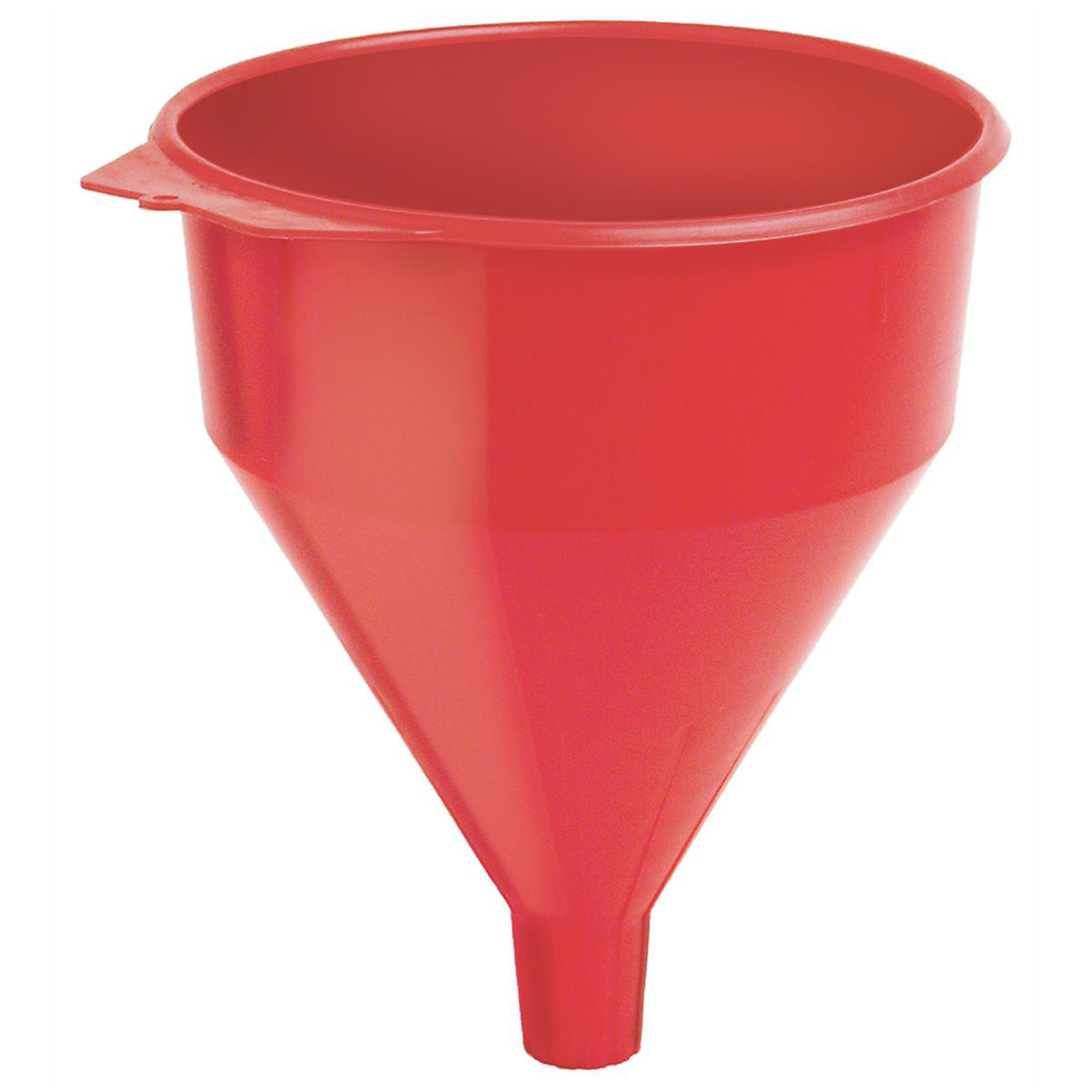 Plews Edelmann Economy Plastic Funnel — 9in. Diameter, 6 Quart Capacity, Fine Mesh Straining Screen, Model# PLW75-072